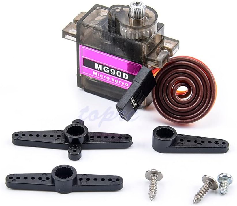 Replacement Part For MG90D Digital 9g Micro Servo Motor High Torque Bearing Upgraded MG90S For RC Helicopter RC Airplane 450 - (Color: 20pcs)