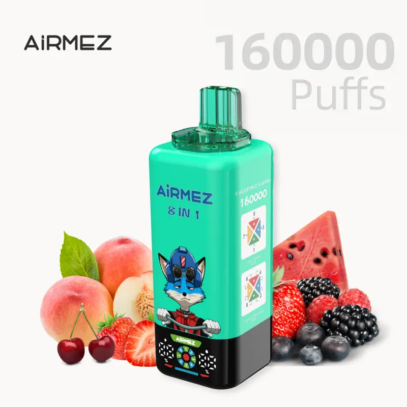 🔥AIRMEZ FOX 160K 8 in 1 (10pcs) - MYEU VAPES