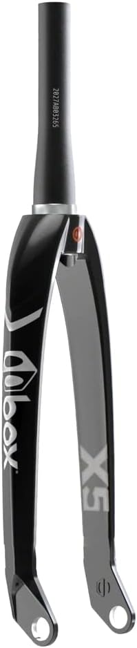 Box One X5/X2/XE/XL/XS Carbon Forks for Larger or Smaller Sized Racers 1.5 to 1-⅛ & 1 inch 7000 Series Chromoly/Tapered/Straight Steerer Tube and and 20/10mm Axle Stem Lock/Fork Adapters