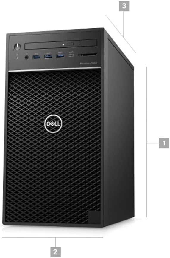 Dell Precision T3650 Workstation Desktop | Core i7-11700 - 1TB SSD + 1TB SSD Hard Drive - 32GB RAM - Nvidia Quadro RTX 5000 | 8 cores @ 4.9 GHz - 16GB GDDR6 Win 11 Pro Black (Renewed)