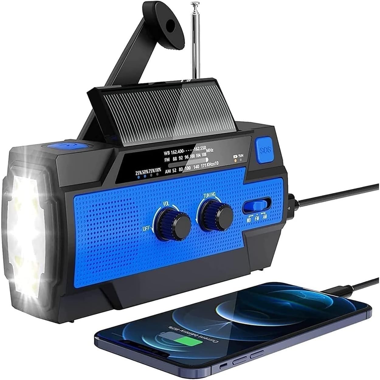 Emergency Solar Hand Crank Radio