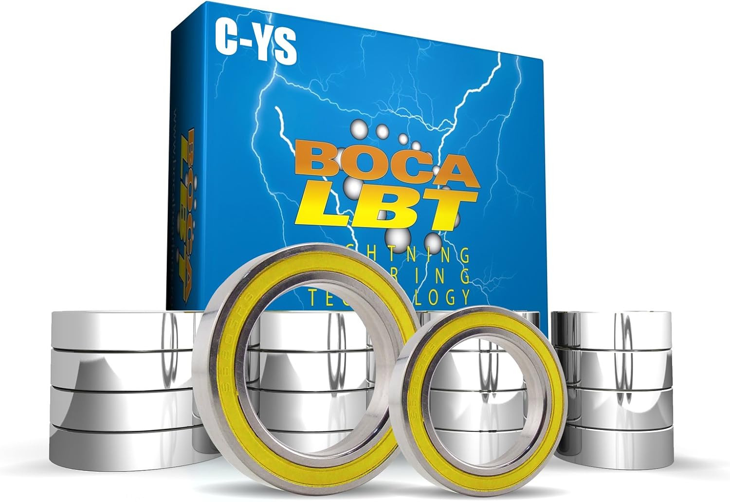 BOCA BEARING HPI Nitro Rs4 3 Evo Rtrnitro On Road Ceramic Yellow Seal Bearings 20120CYS0004702141