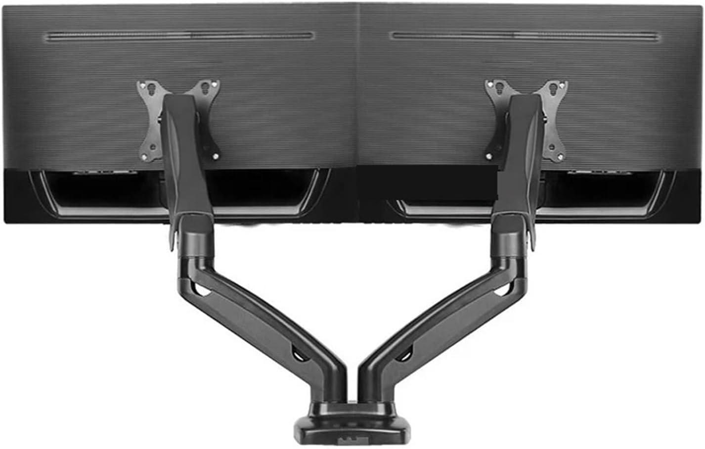 DL-LDT13-2A ​​17-27 inch Grommet Clamp LCD Dual Monitor Desktop Stand Gas Spring Full Motion TV Stand Loading 2-6.5 kg