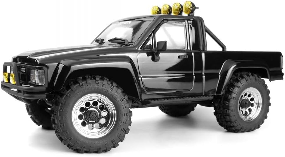 HPI Racing 160802 - Venture18 1985 Toyota Hilux 1/18 Brushless Crawler RTR Black