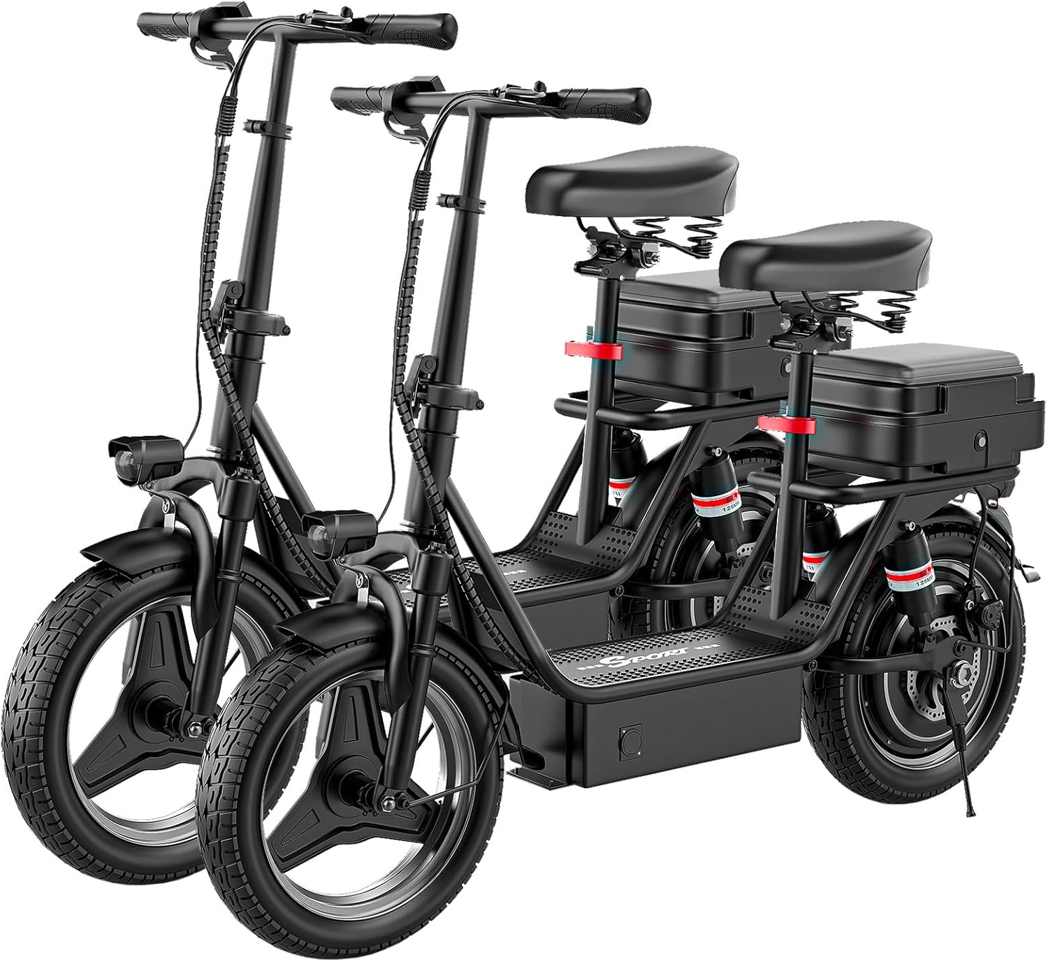 Electric Scooter with Seat for Adults Teens, 1000W Peak Motor, Up to 25 MPH 35 Miles, Wider Platform, Advanced Dual Suspensions, Bright Lights, Conspicuous Brake Lights, Get Comfortable and Safe Ride