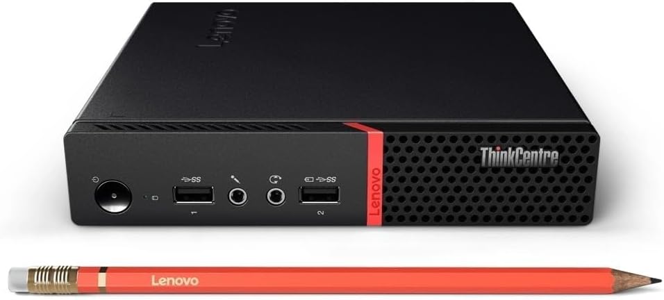 Lenovo ThinkCentre M715q Tiny PC Desktop Computer, Windows 11 Pro, AMD Pro A10-9700, 16GB RAM, 512GB SSD, Keyboard & Mouse, WiFi (Renewed)