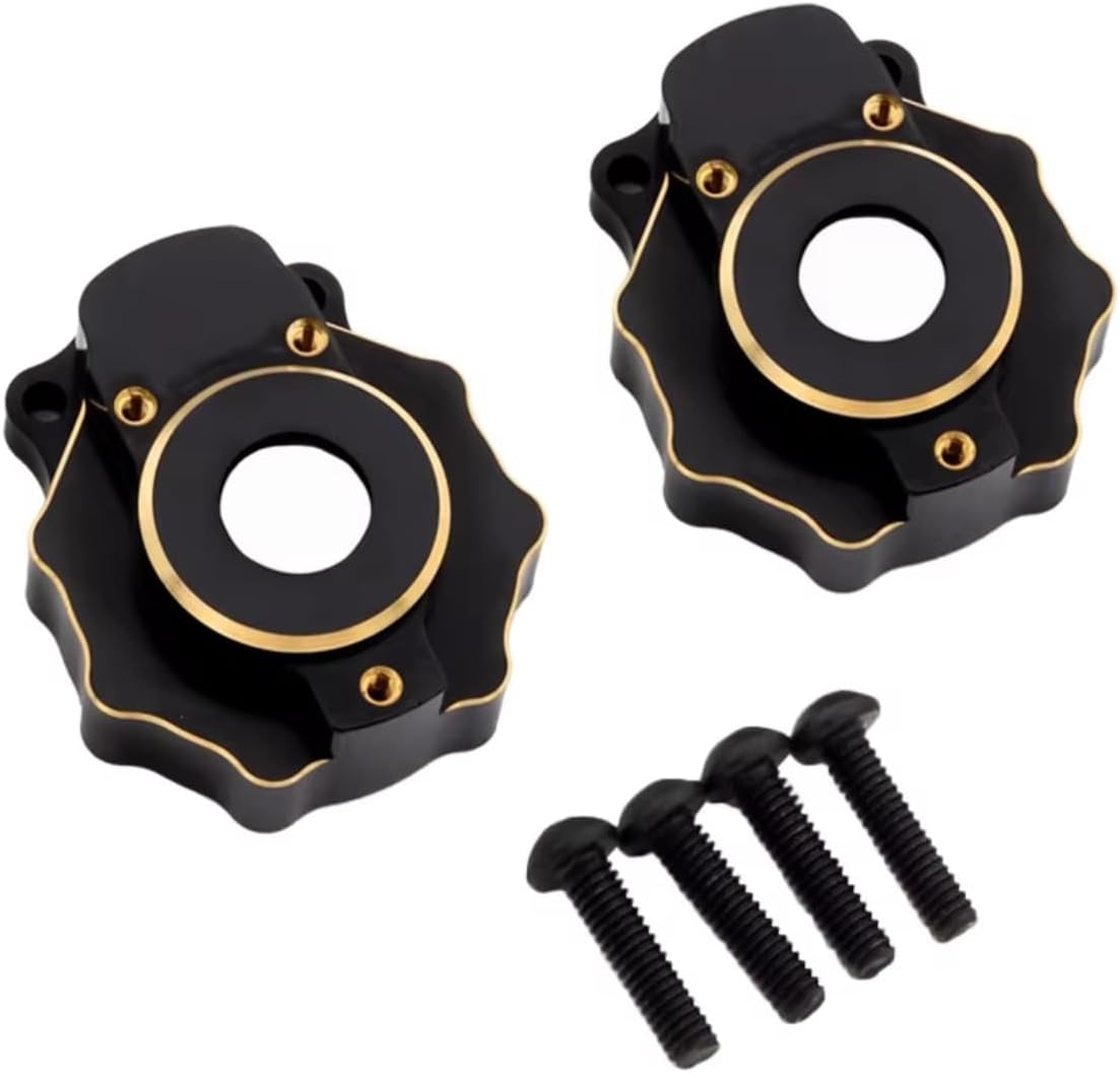 for Traxxas for TRX4 for TRX6 1/10 1 Set RC Car Portal Axle Housing Weight Upgrade Parts Black Electrophoresis RC Car Parts