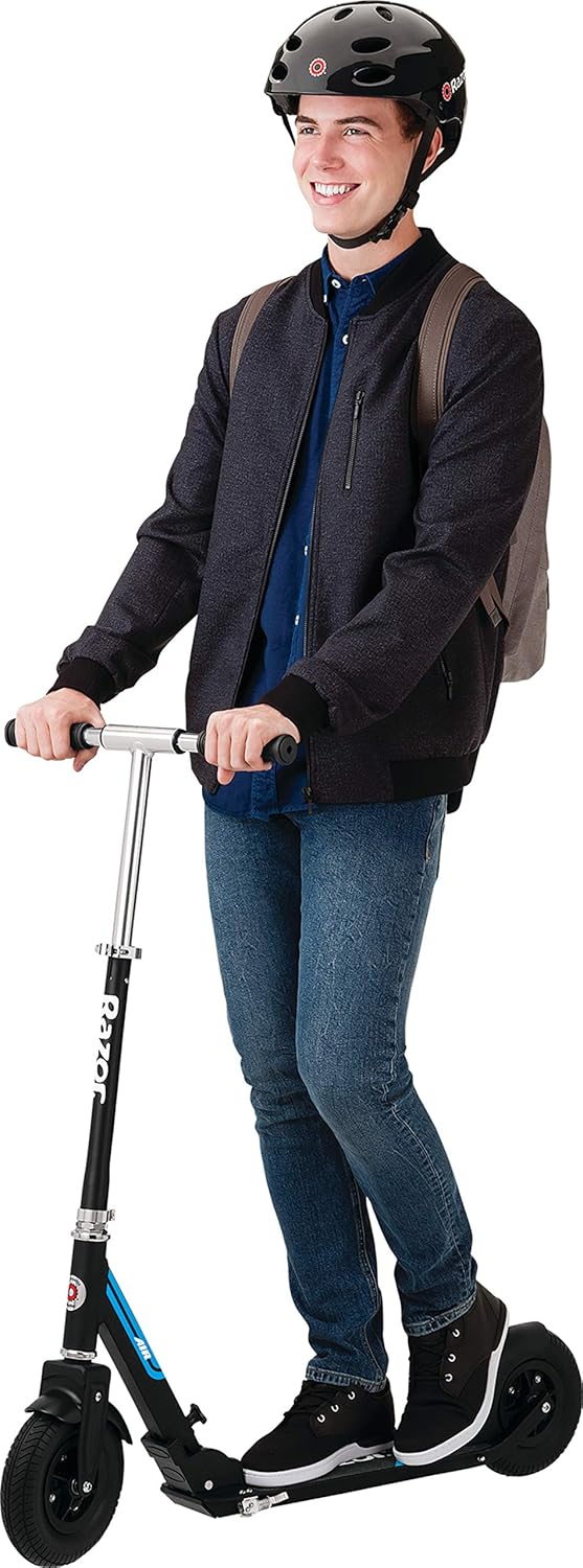 Razor Pro RDS Dirt Scooter for Kids Ages 10+ – Pneumatic Tires, Aircraft-Grade Aluminum Frame & A5 Air Kick Scooter for Kids Ages 8+ - Extra-Long Deck, 8