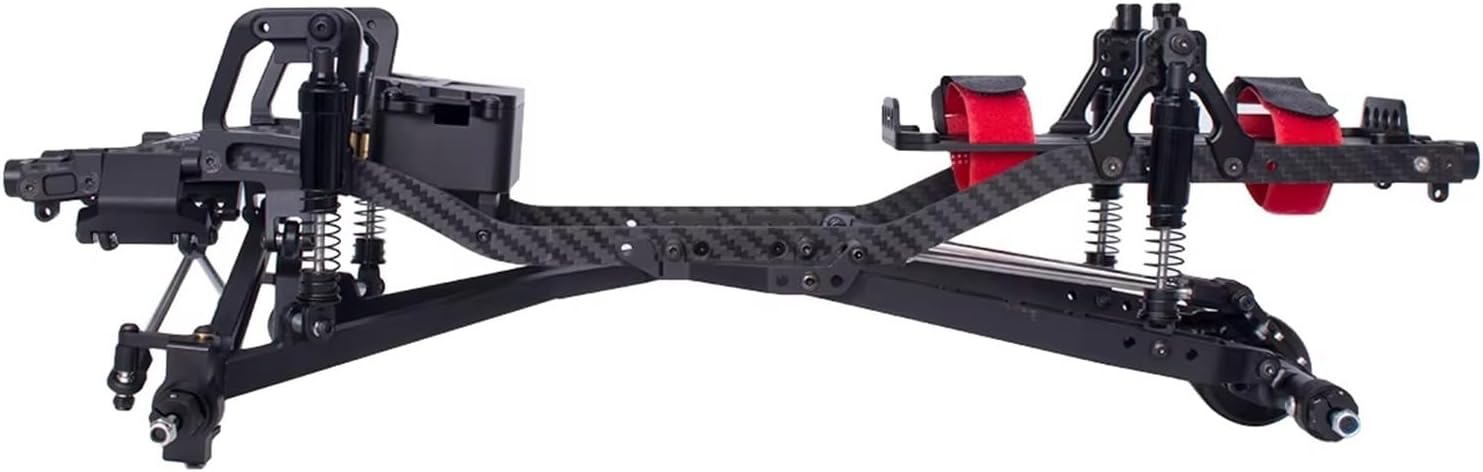 RC Cars Crawler Parts Compatible with SCX10 II III for Pro for Capra for TRX4 for Twin for I-Beam 2WD Upgrade DIY Parts for Chassis Kit 1/10 RC Crawler Car(Black)