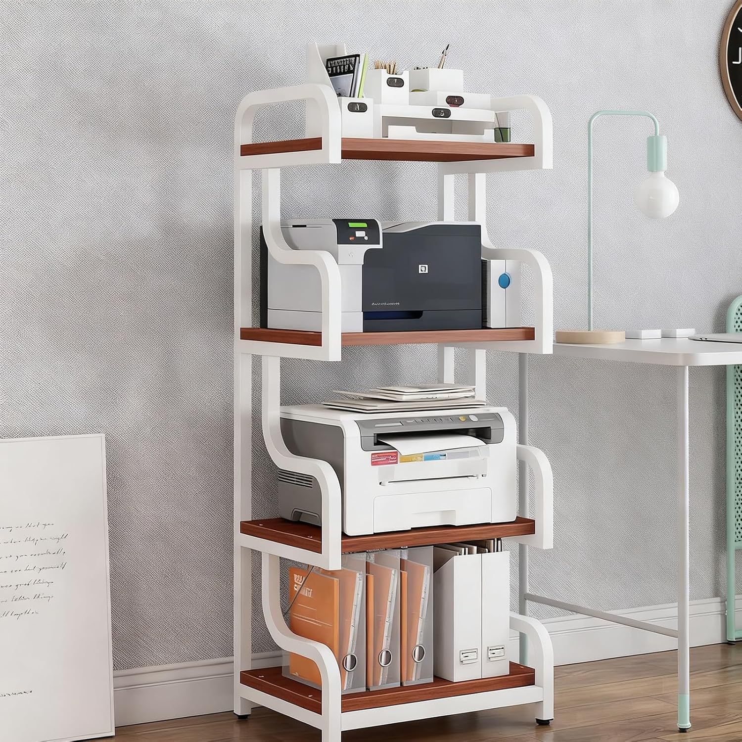 ZUGIATP Audio-Video Media Stand Audio-Video Tower Stereo Audio Rack Stand AV Stereo Cabinet Suitable for KTV Bar Game Room Living Room(E