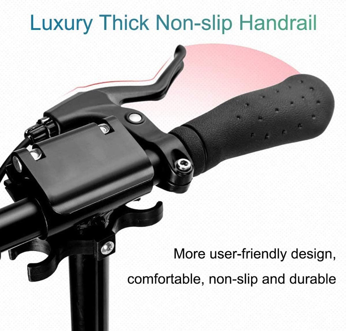 Scooter for Adults Big Wheels, Kick Scooter Adult Height Adjustable Scooters for Teens Hand Brake&Foot Brake City Scooter for Girls/Boys