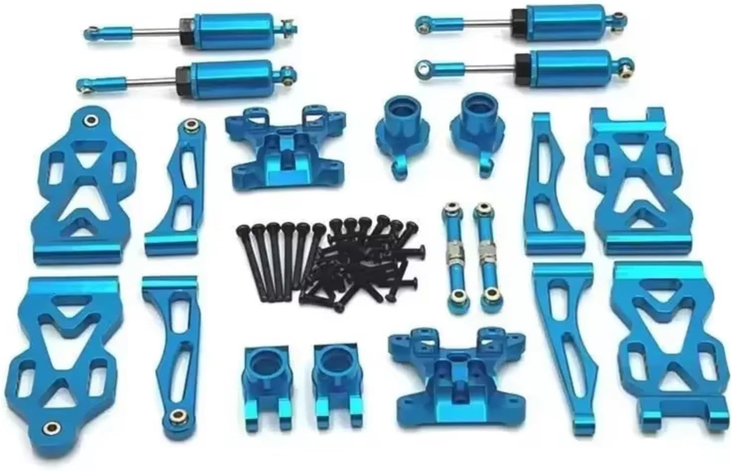 Rc Damper Shock Absorber for SG116 16102 Pro 16101pro 1:16 Metal Shock Absorber Set Blue Rc Car Tracked Vehicle Parts and Accessories Upgrade Replacement and Use