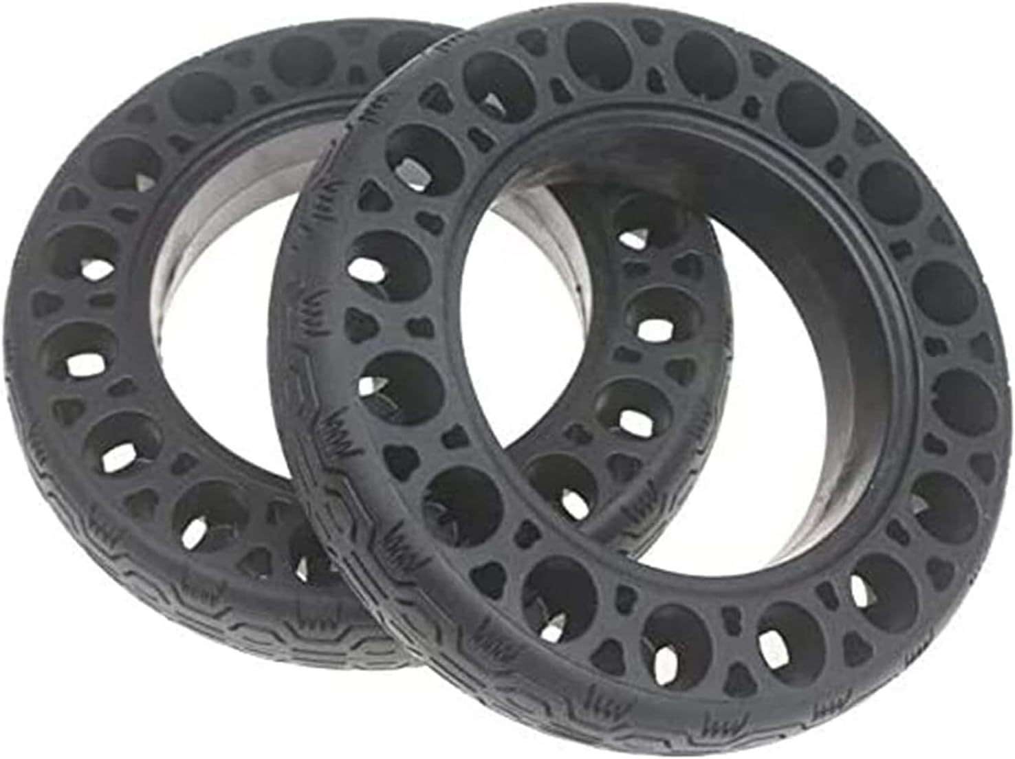 tire Scooter Replacement Tires Solid Honeycomb Tyres for 10 Pouces Solid Tire Electric Scooter Front/Rear Wheel Non-Slip Anti Puncture Tire Accessories Electric scooter tires