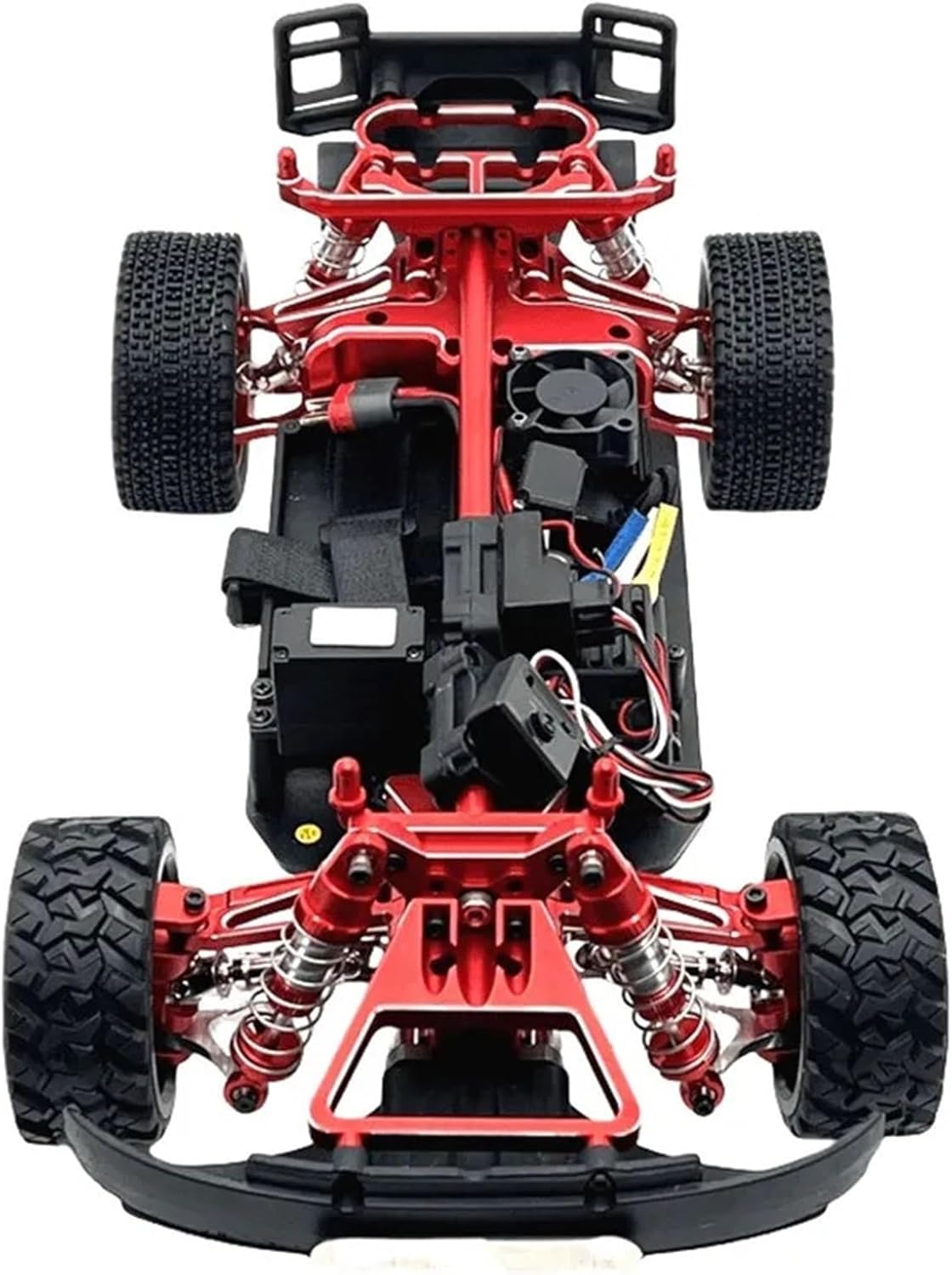 For MJX 14211 1/14 Metal Upgrade Shock Absorber For Swing Arm Rear Cup Spare Parts RC Car Accessories Models(Black)