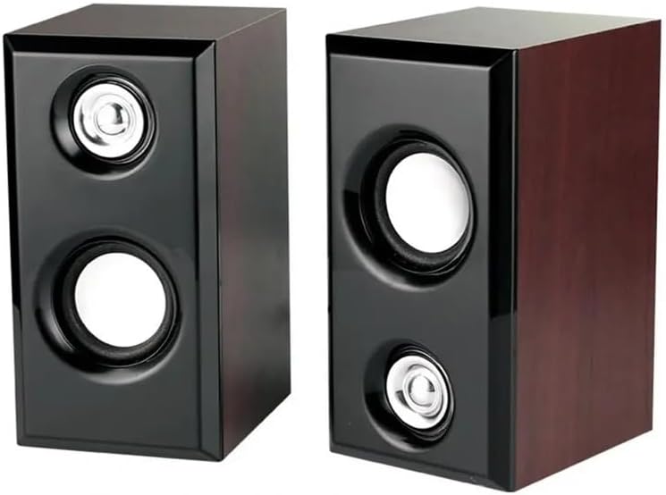 Computer Speakers 1 Pair Useful Wear-Resistant 3.5mm Audio Jack Desktop Wired Loudspeakers for TV