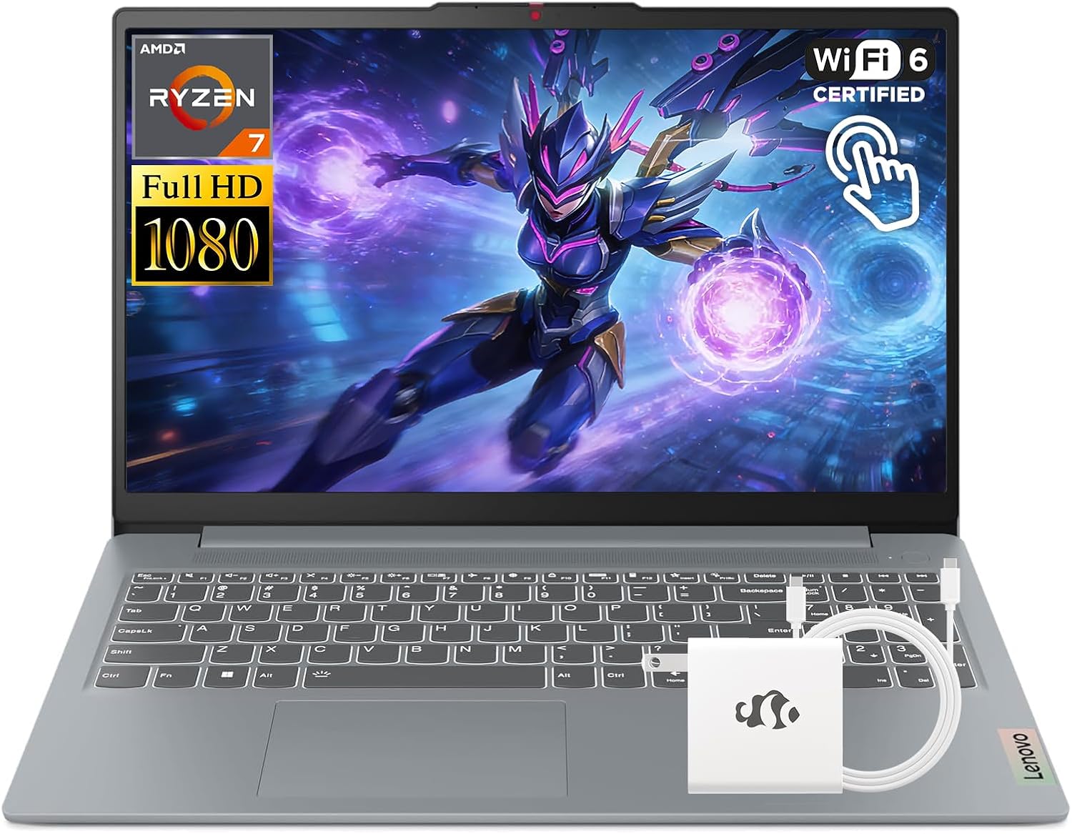 Lenovo IdeaPad Slim 3 Touchscreen Laptop, 8 Cores AMD Ryzen 7 5825U(Up to 4.50 GHz) 16GB RAM 1TB SSD, 15.6