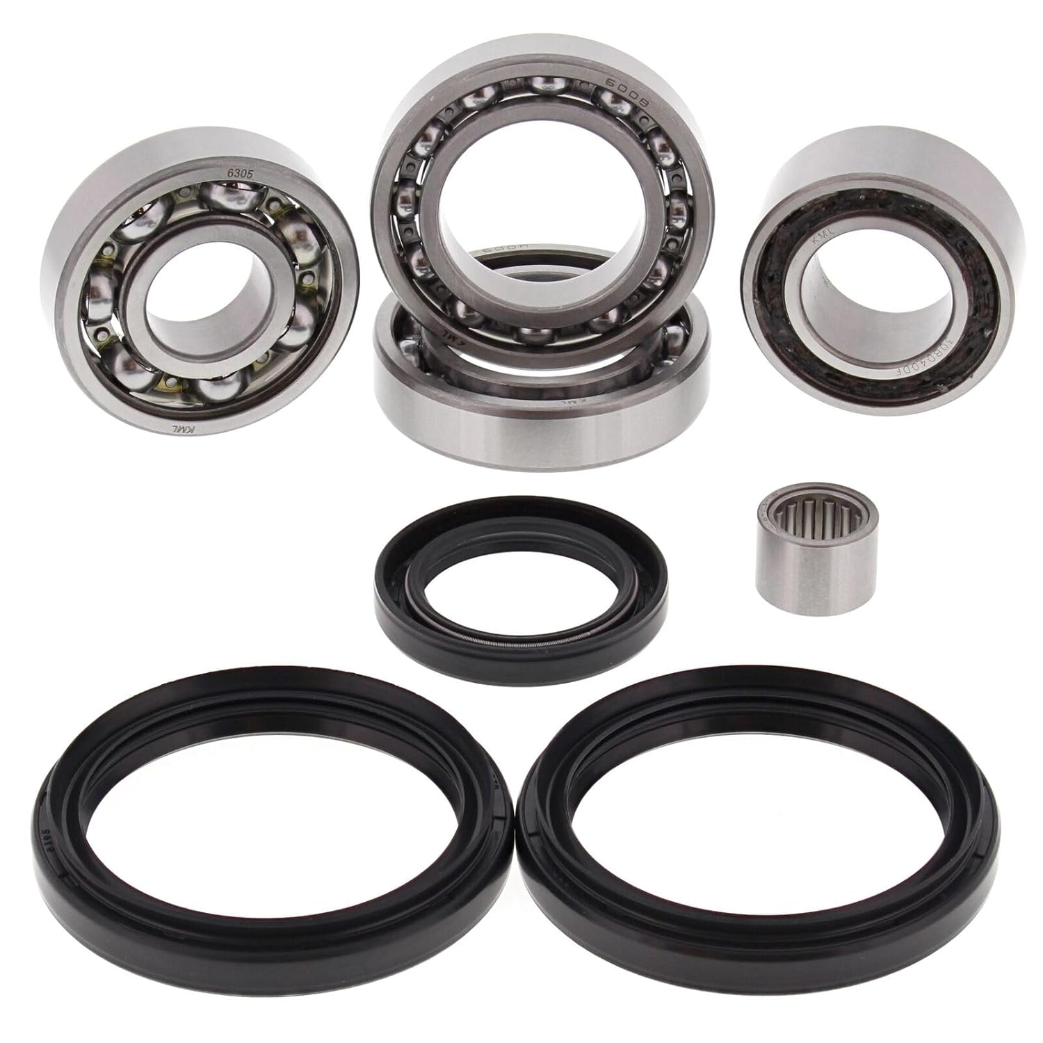 Generic Motorcycle & Scooter Replacement Parts & Accessories for Arctic Cat 500 FIS 4x4 Auto & Manual, 2004, Front Differential Bearing/Seal Kit Index-TRF965-33010, black