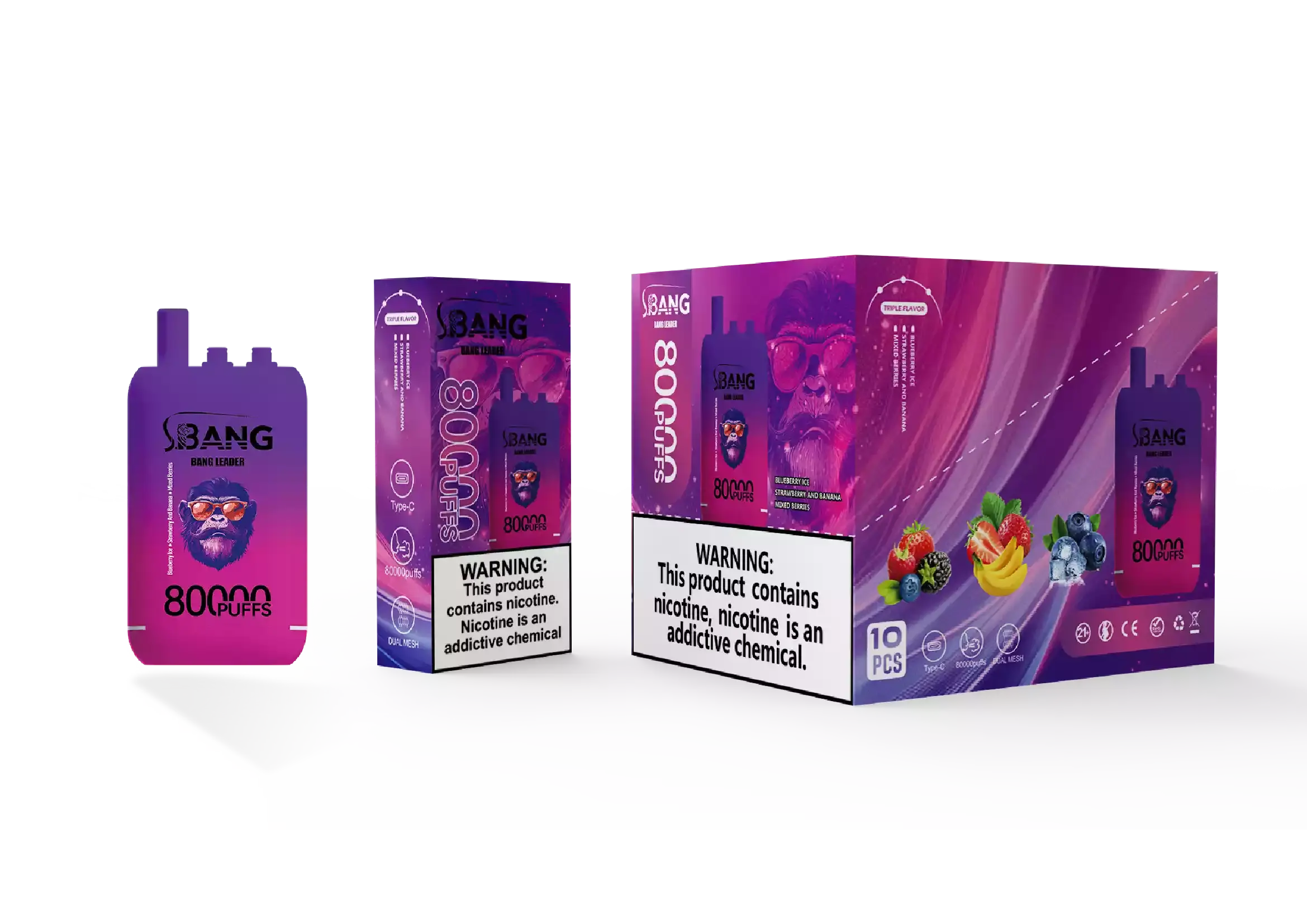 BANG LEADER 80K 3 in 1 (10pcs) - MYEU VAPES