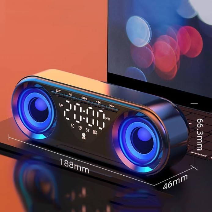 Intelligent Speaker, Subwoofer, Electronic Alarm Clock, mini