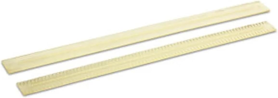Compatible for Karcher BD50/50 BD50/70 Floor Rubber Squeegee Blade Floor Scrubber Parts Edge Water Retaining Strip(Light Yellow)