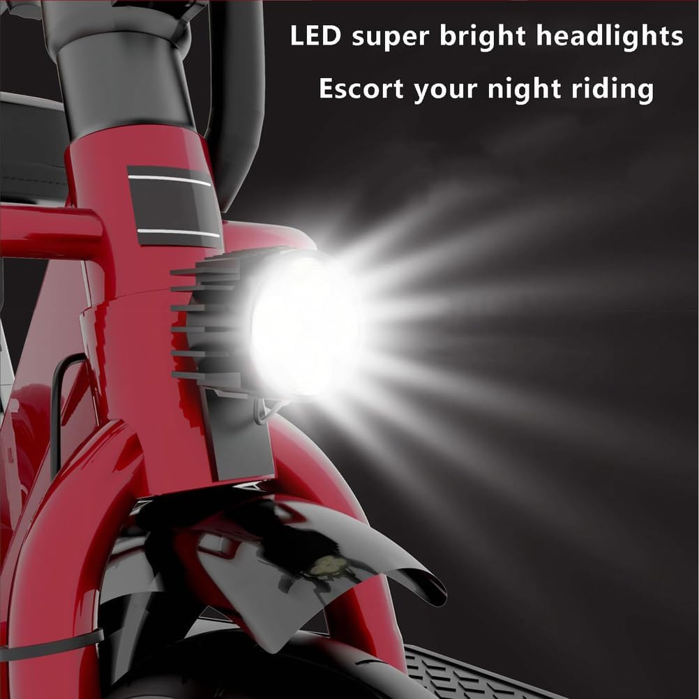 3-Wheel Mobility Scooter with Comfortable Seat Lightweight Travel Folding Electric Mobility Scooters Ideal for Adults Elderly and Those with Mobility Difficulties,20AH