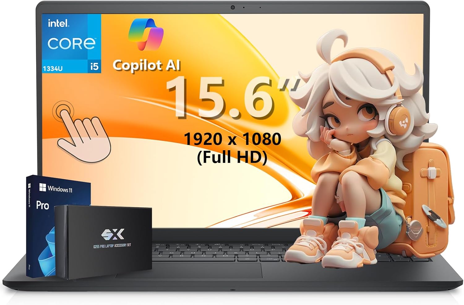 Dell Inspiron 15 3530 Touchscreen Laptop, 15.6