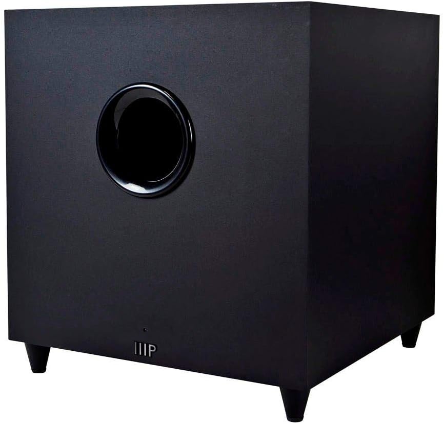Monoprice Premium 5.1 Channel Home Theater System with Subwoofer - 100 Watt Speakers