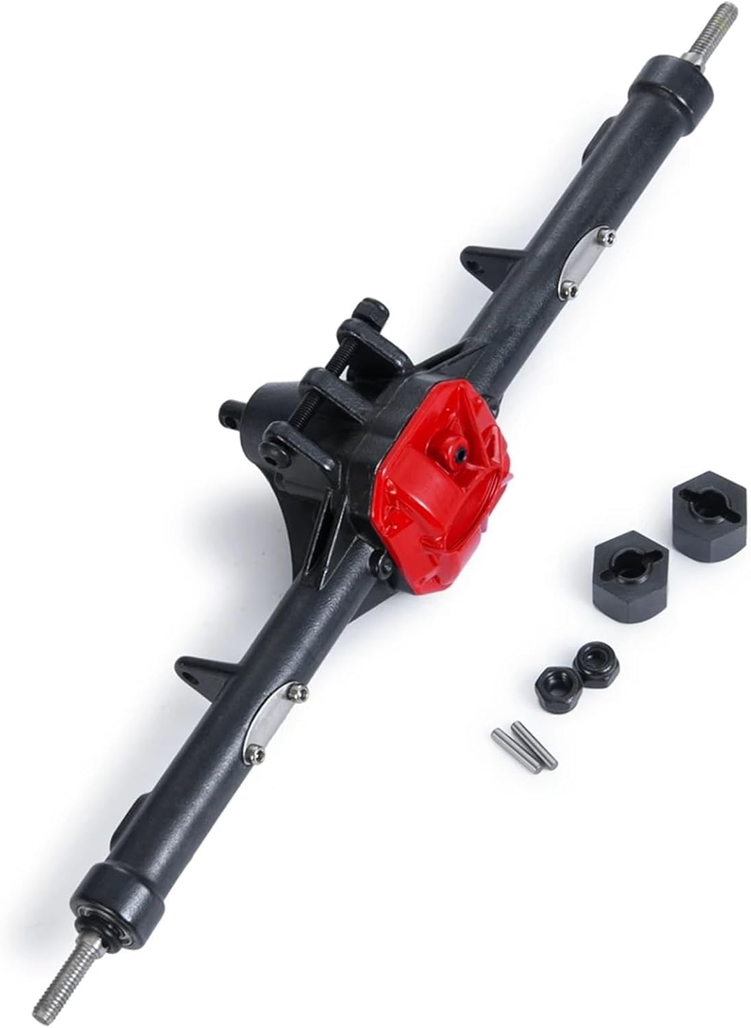 RC Car Parts for Axial for SCX10 II 90047 90046 90059 90060 1/10 RC Crawler Car Metal Front Rear Portal Axle Upgrade Parts Modified Accessories(1 Set (2pcs))