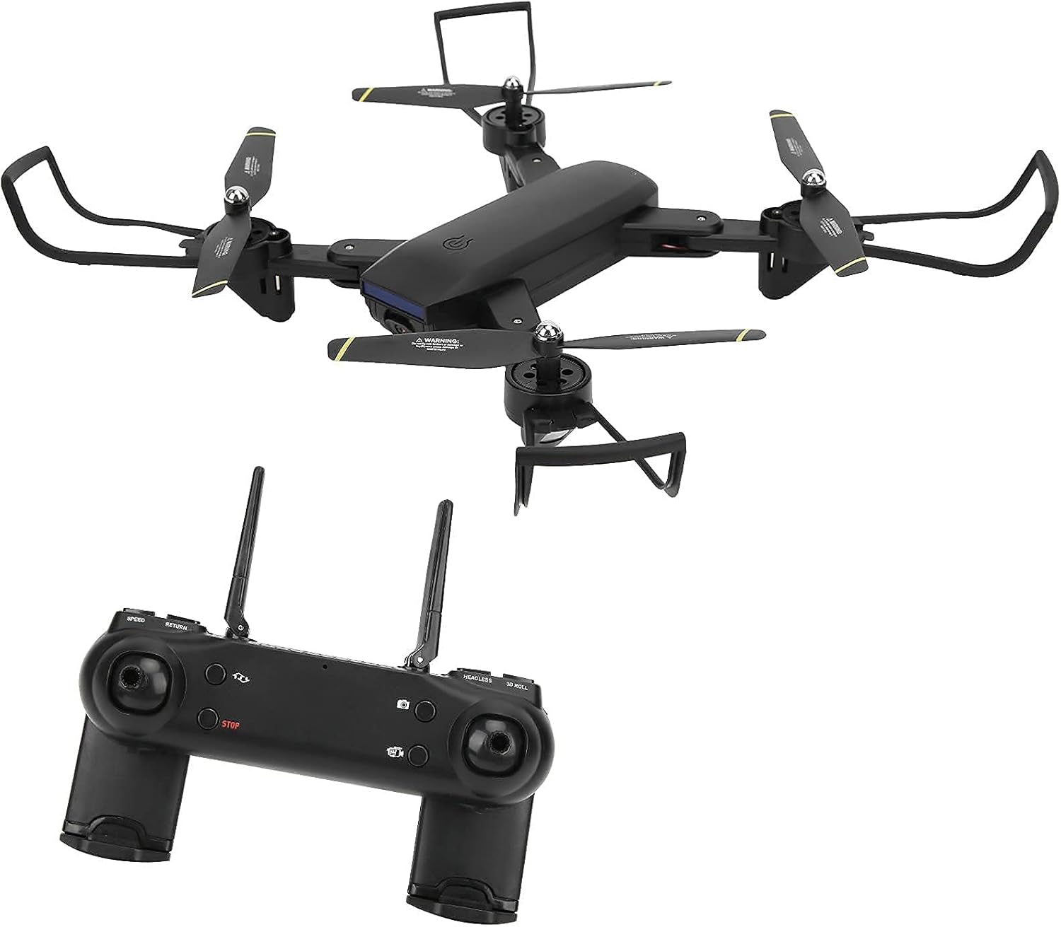 Foldable Drone Remote Control Drone with 4K Camera and LED Light Altitude Hold Foldable RC Quadcopter Drone Headless Mode One Key Auto Return Home