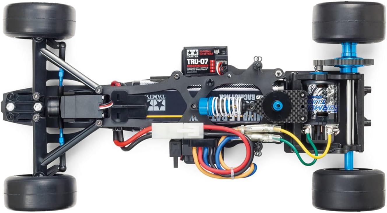 Tamiya 58652 F104 Pro II 1:10 Electric RC Car (2WD) Set 58652-1, RC Vehicle, for Building, Hobbies, Assembly, Body, Unfinished (Without Battery & Remote)