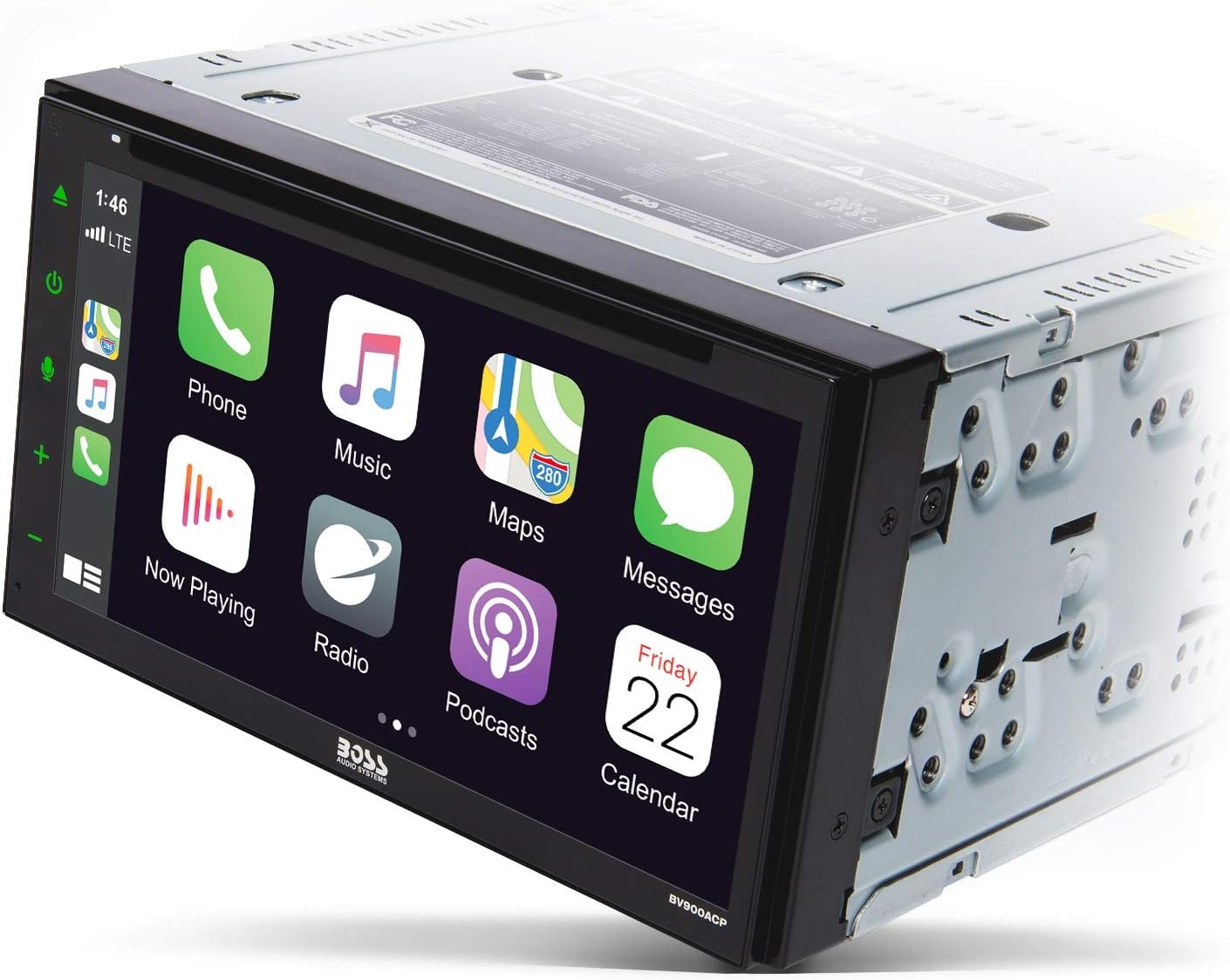 BOSS Audio Systems Elite BV900ACP Car Multimedia Player with Apple CarPlay-Android Auto - Double Din