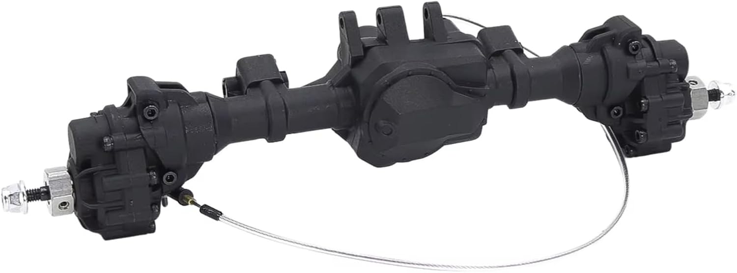 Compatible with TRX4 6WD 1:10 RC Crawler Car Upgrade Parts Replacement Accessories Front Middle Rear Portal Complete Axle RC Front and Rear Axle