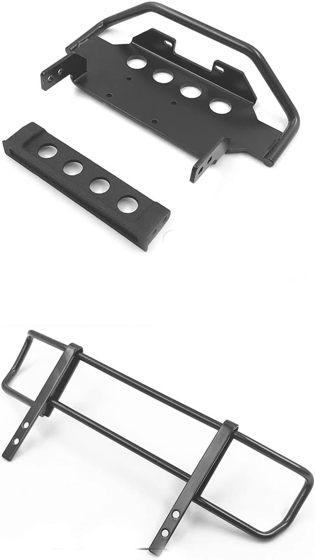 Replacement Part For Metal Front Lower Bumper +Front Upper Bumper+Antenna For TRX6 6X6 G63 G500 Rc Parts - (Color: With Antenna)