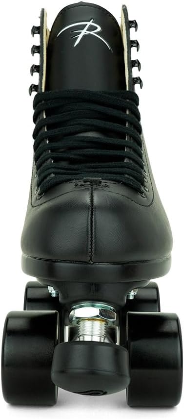 Riedell Boost Roller Skates - Lightweight, Comfortable Indoor Quad Skates for Men and Women Beginner to Seasoned with Smooth Retro Build