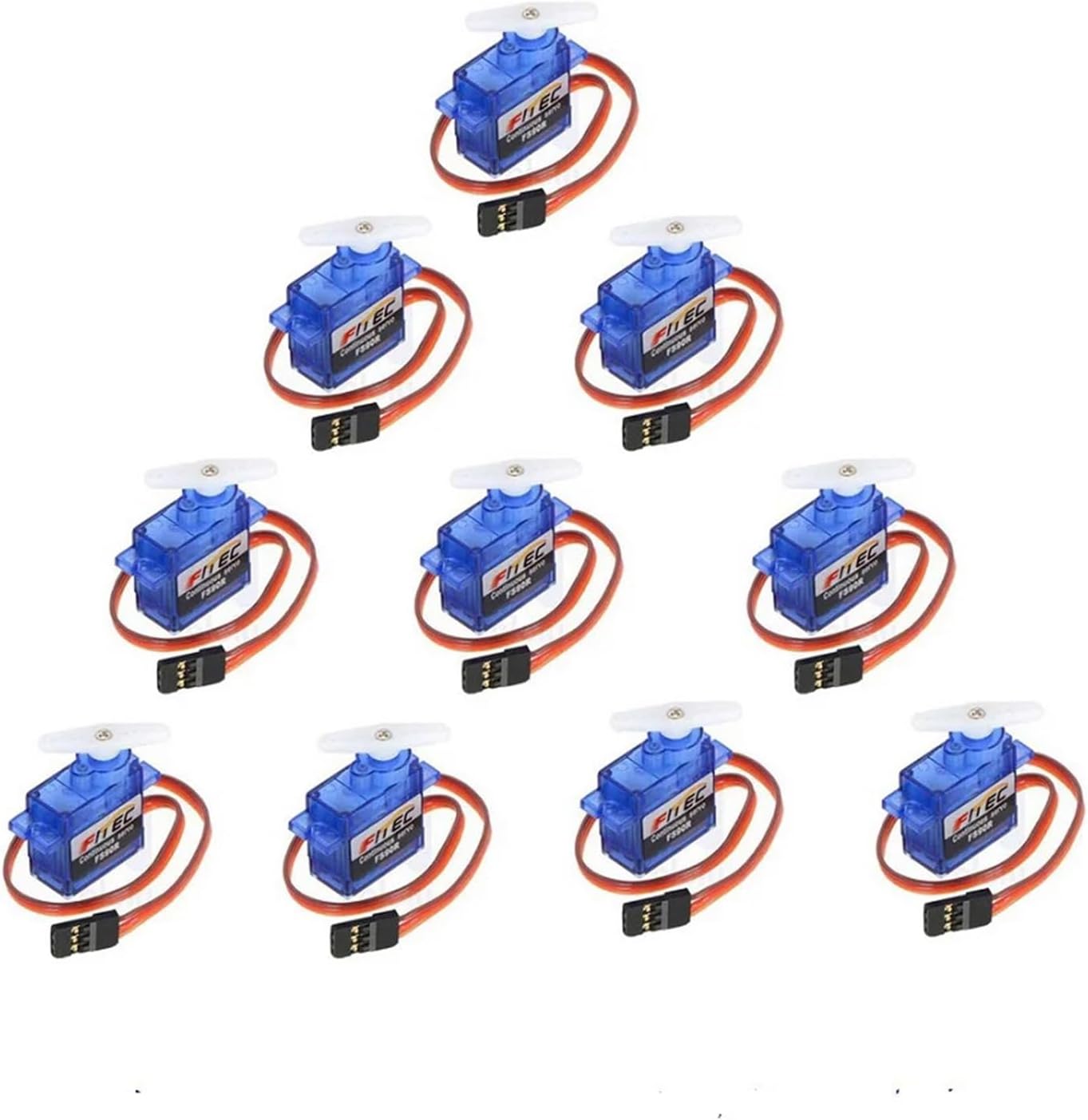 10pcs/lot FS90R 360 Degree Continuous Rotation servo Wheel DIYmall 180 Degree servo(Feetech 360 Servo)