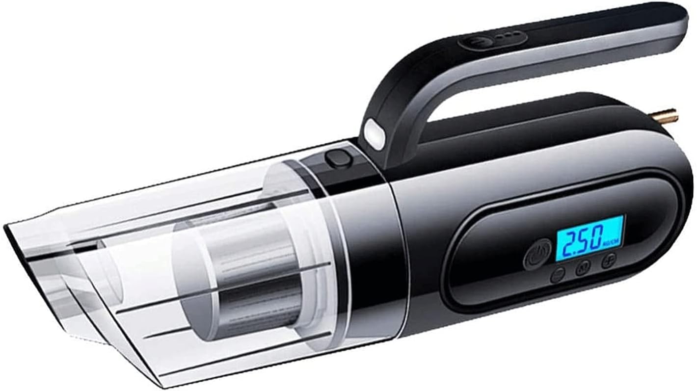 GIENEX Handheld Vacuum Cleaner, 4Kpa 12V Portable Powerful Cyclonic Suction Hand Vacuum,for Home Pet Hair Car Cleaning