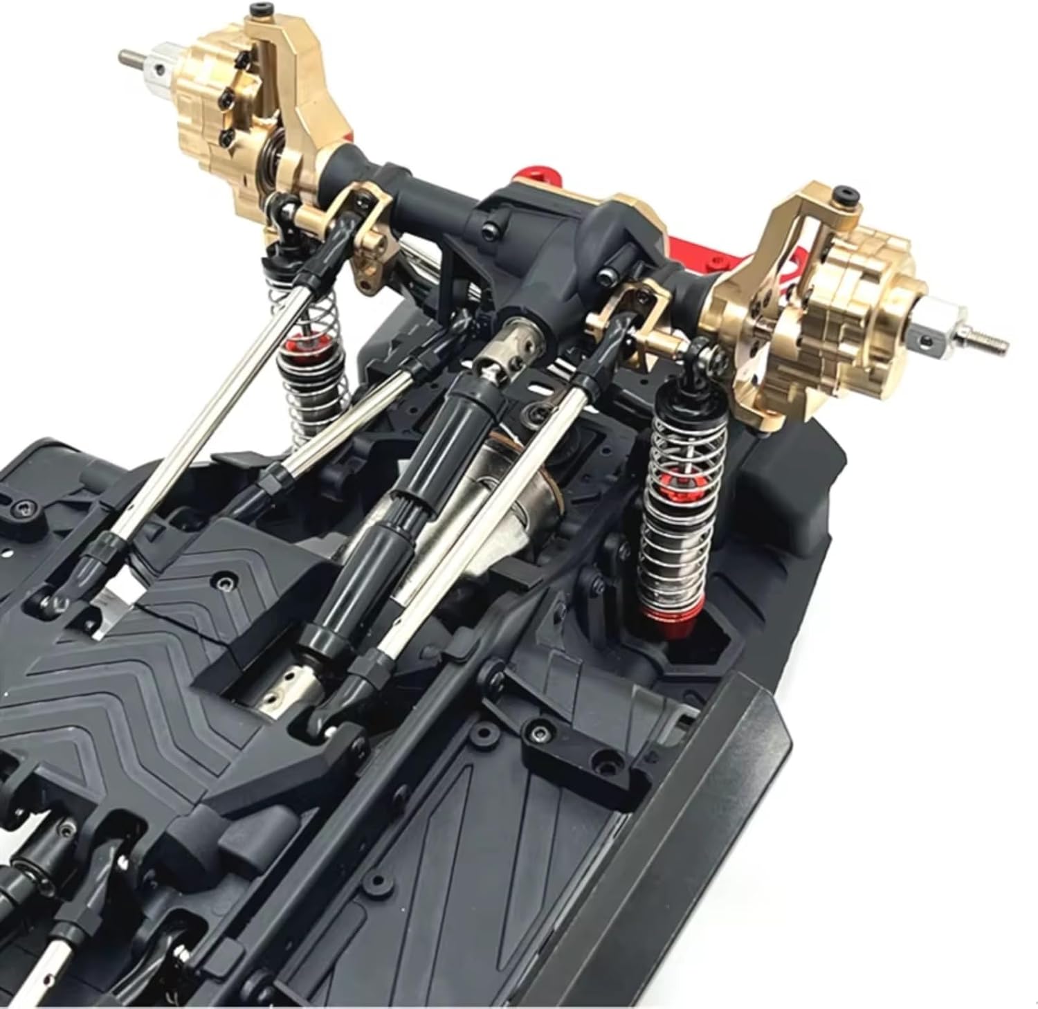 RC Models Parts For WLtoys 104006 104010 104020 104026 1/10 RC Car Parts Brass Upgrade Kit Modification Accessories