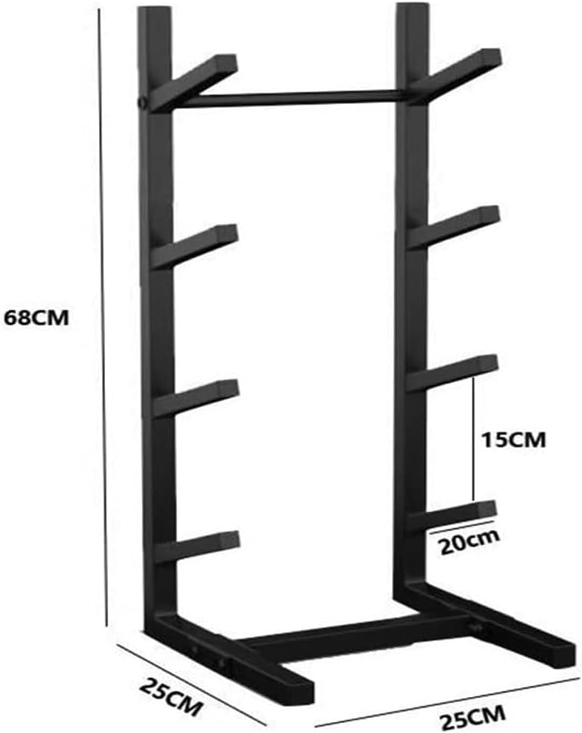 Skateboard Rack - Floor-Standing Organizer for Skateboards, Skis, and Scooters - Durable Metal Storage Solution for Sports Mats - Space-Saving Display Stand