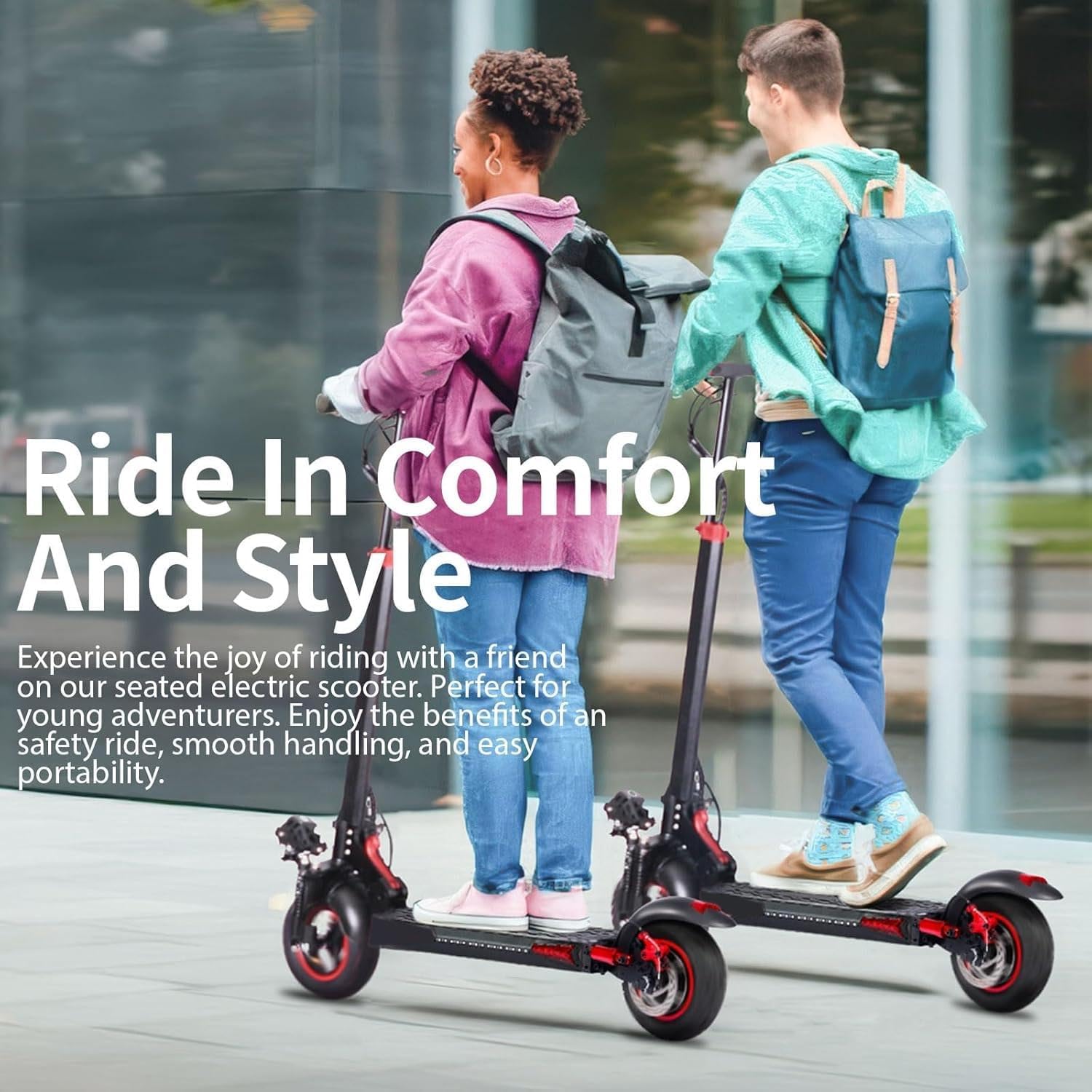 Off-Road Electric Scooter Adults,1600W/1200W Motor,32-40 Miles Long Range,31/34MPH,10/11