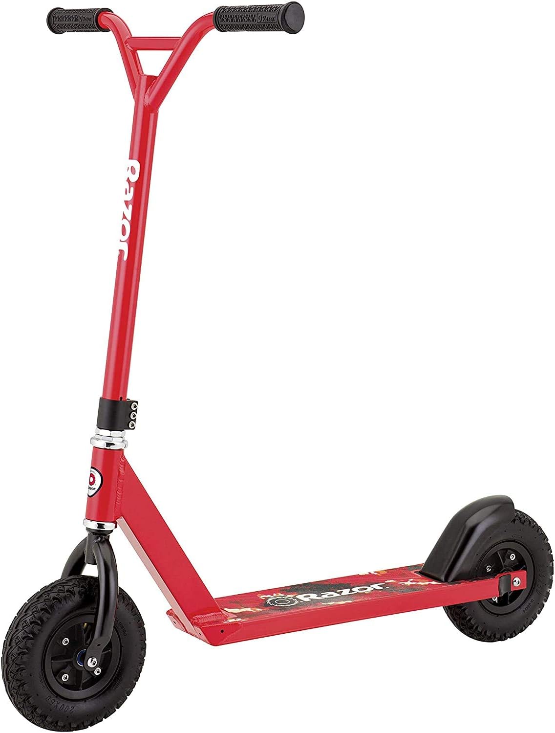 Razor Pro RDS Dirt Scooter for Kids Ages 10+ – Pneumatic Tires, Aircraft-Grade Aluminum Frame & A5 Air Kick Scooter for Kids Ages 8+ - Extra-Long Deck, 8
