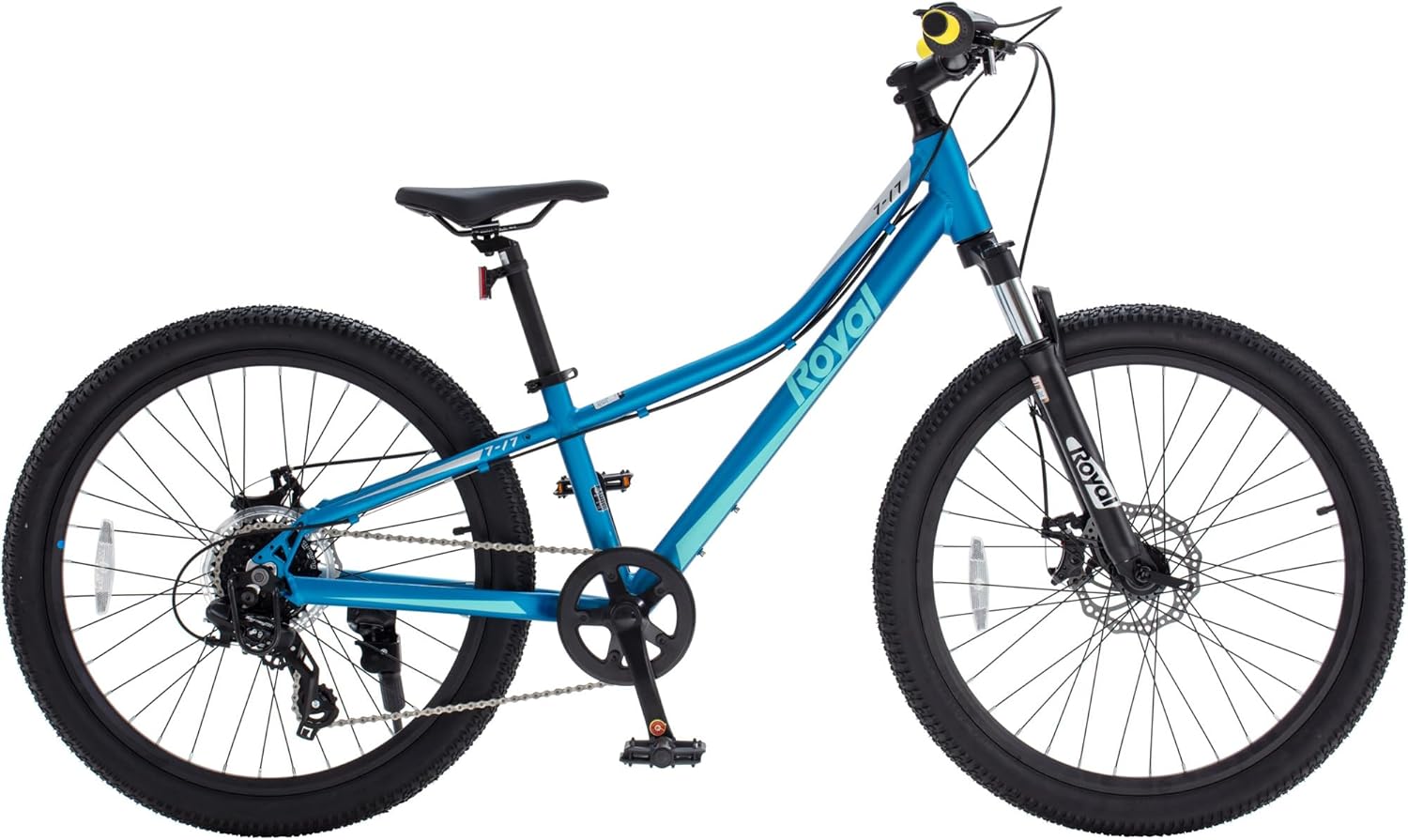 RoyalBaby Kids Mountain Bike Aluminium 20/24 Inch MTB Sports Bicycle, 1-Speed/8-Speed Hardtail Dual Disc Brakes Front Suspension Boys Girls Teens Ages 7+ Years | Aluminium, Sports Bicycle, Hardtail, Dual Disc Brakes, Front Suspension, Teens