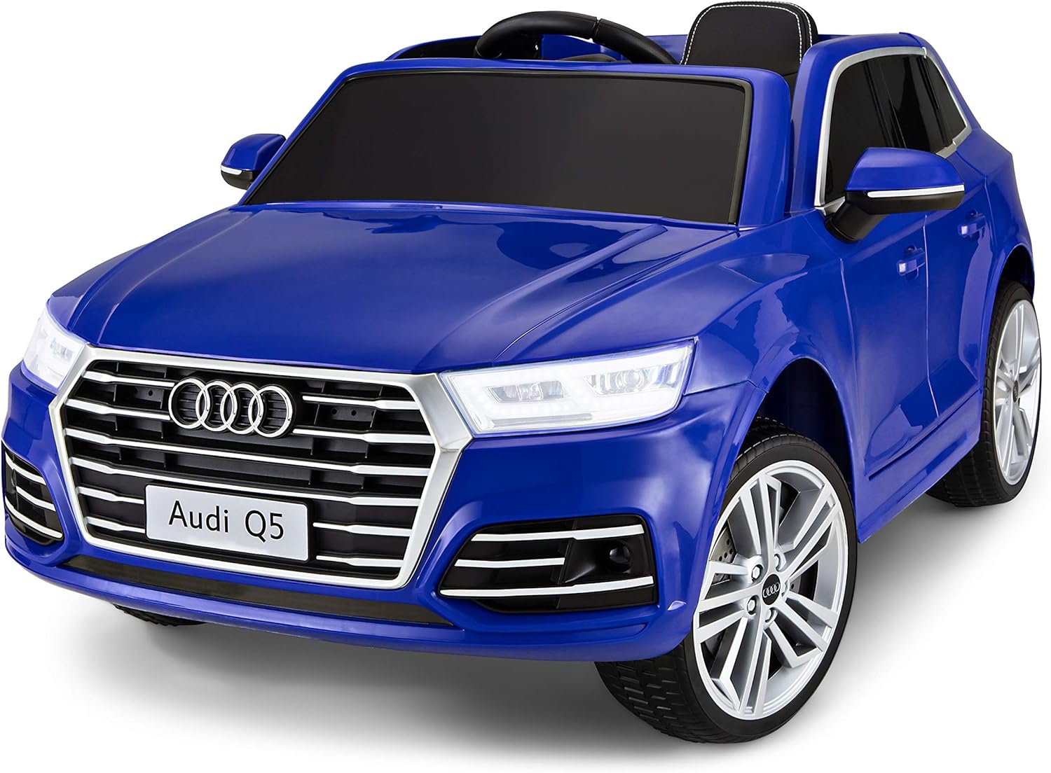 Kid Trax Electric Kids Luxury Audi Q5 Car Ride-On Toy, 6 Volt Battery, Remote Control, Ages 3-5 Years, Blue
