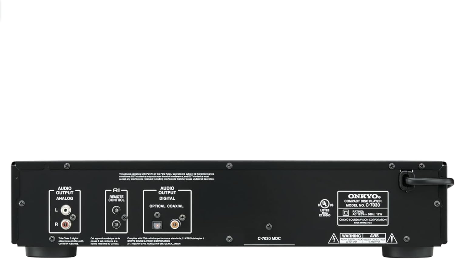 Onkyo C-7030 Home Audio CD Player - Black