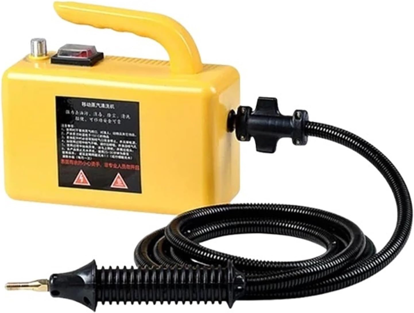 Steam Cleaner High Temperature and Pressure Sterilization Air Conditioning Kitchen and Home Appliances Wet Cleaner 110V 220V(Upgrade Yellow,220 V)