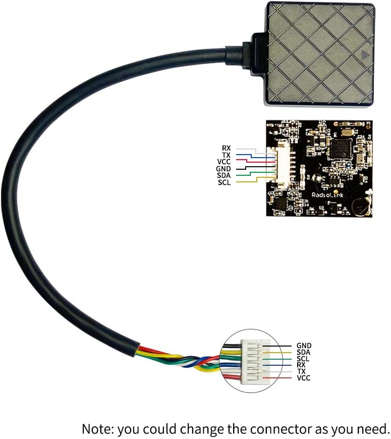 Radiolink AT9S Pro Gold, 10/12 Channels Radio Transmitter&Receiver R9DS, Crossflight flight controller&TS100M8N GPS&PRM-03Telemetry, Long Range for Airplane/Jet/FPV Racing Drone/Quad/RC Truck Car/Boat