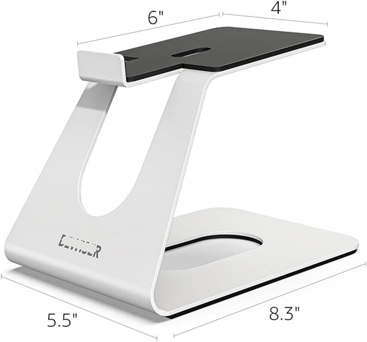 Desktop speaker audio stand metal simple design sensory speaker stand K4(Space Gray)