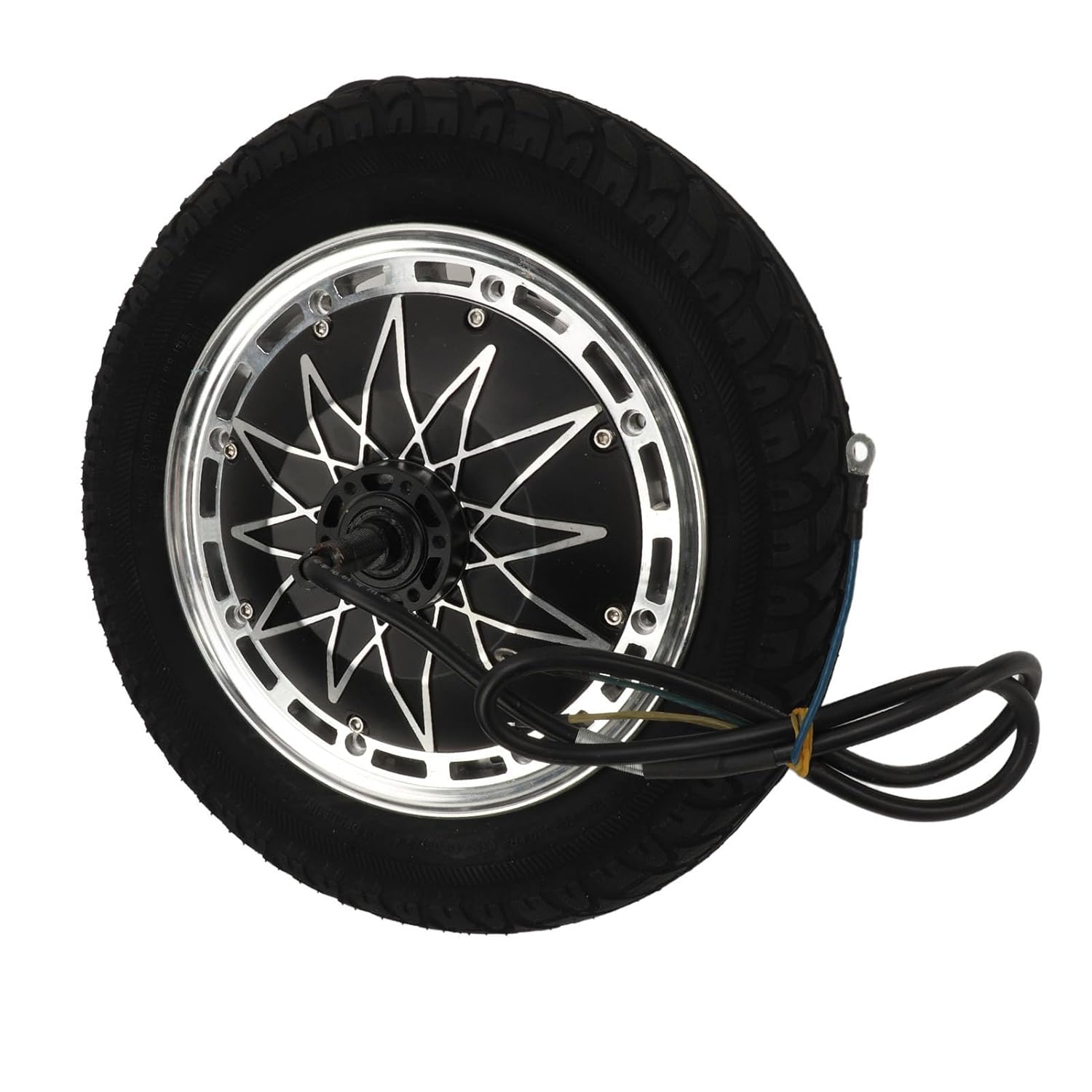 Wheel Hub Motor, Overload DoubleSided Outlet 60N.M Torsion 12 Inch 1000W 5000W Brushless Hub Motor IPX5 for Electric Scooter