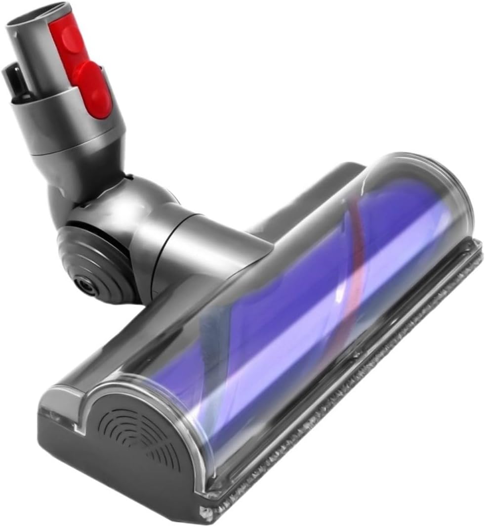 HBFEYSZY Compatible for Dyson V7, V8, V10, V11, V15 Electric Direct Drive Vacuum Head, Hardwood Floor Attachment with Bristle Roller Brush Parts​(1pc)