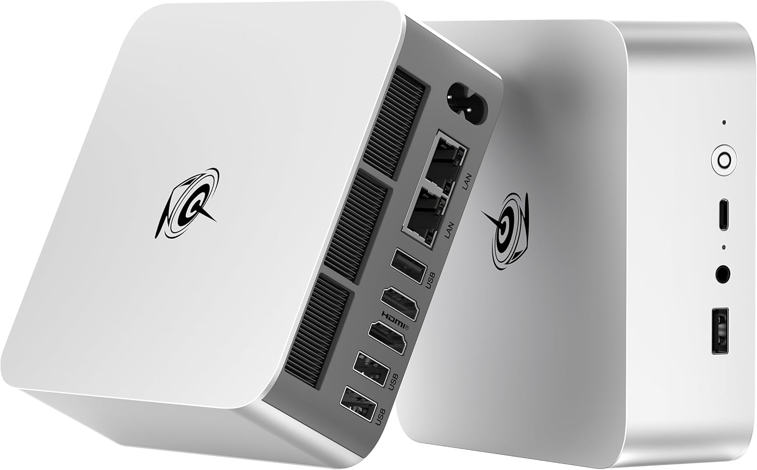 Beelink EQi13 Pro Mini PC, Intel Core i5 13500H(Max 4.7GHz, 12C/16T), 32GB DDR4 RAM 1TB PCle4.0 SSD Mini Computers, Dual 1000M LAN, Dual HDMI 4K Display, Built-in 85W PSU Micro PC