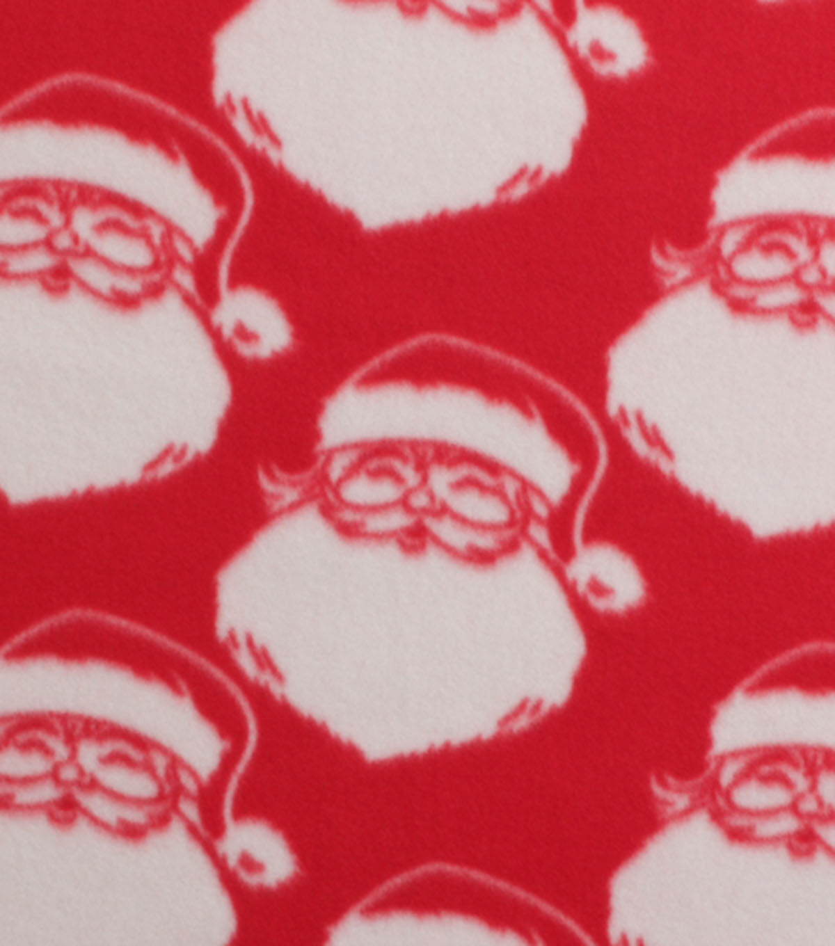 Santa on Red Blizzard Fleece Fabric